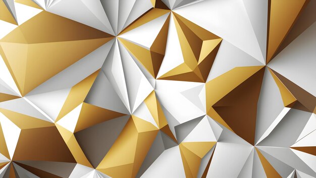 modern luxury white and golden shapes wallpaper design