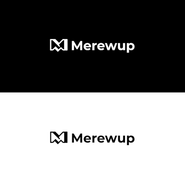 Vector modern m logo vector design template