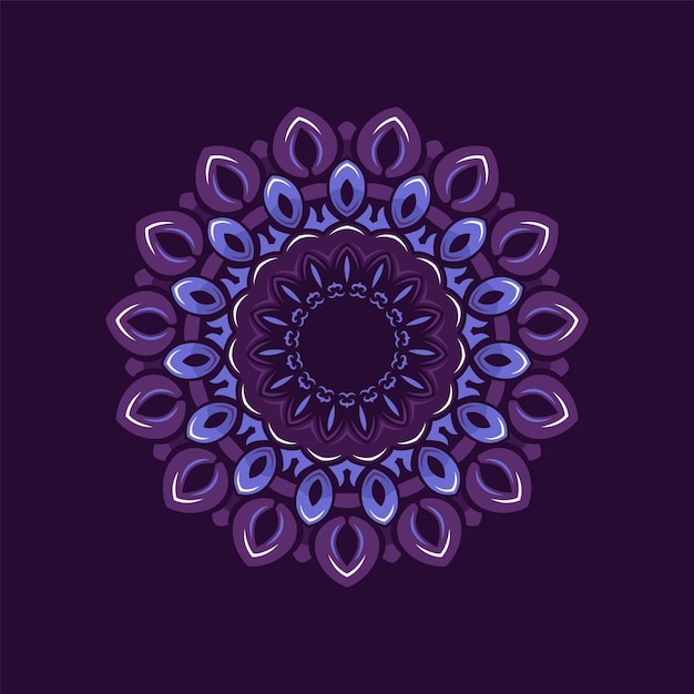 Modern mandala art illustration vector design