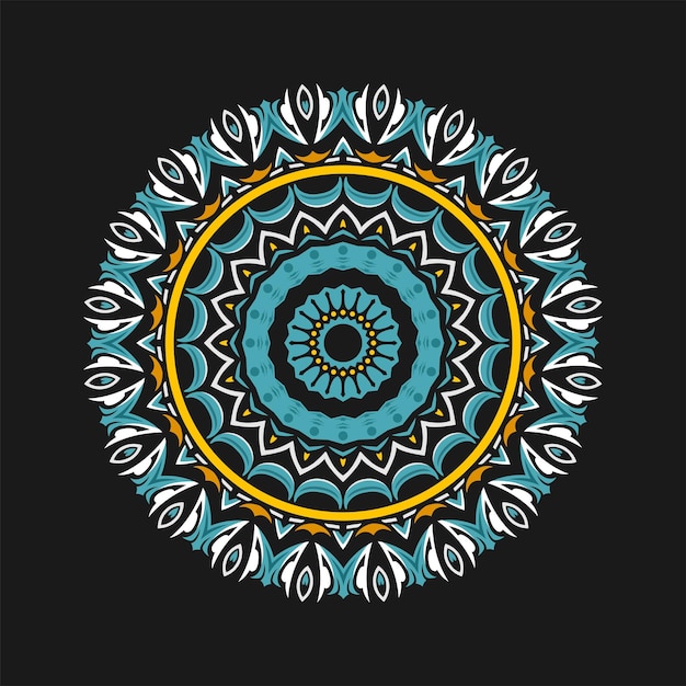 Modern mandala art illustration vector design