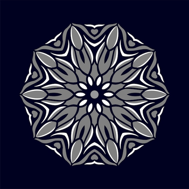 Vector modern mandala art illustration vector design