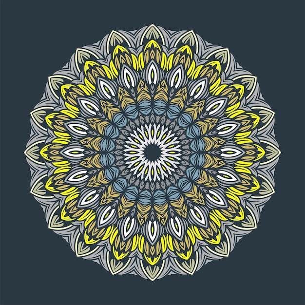 Modern mandala art illustration vector design