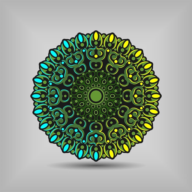 Modern mandala art illustration vector design