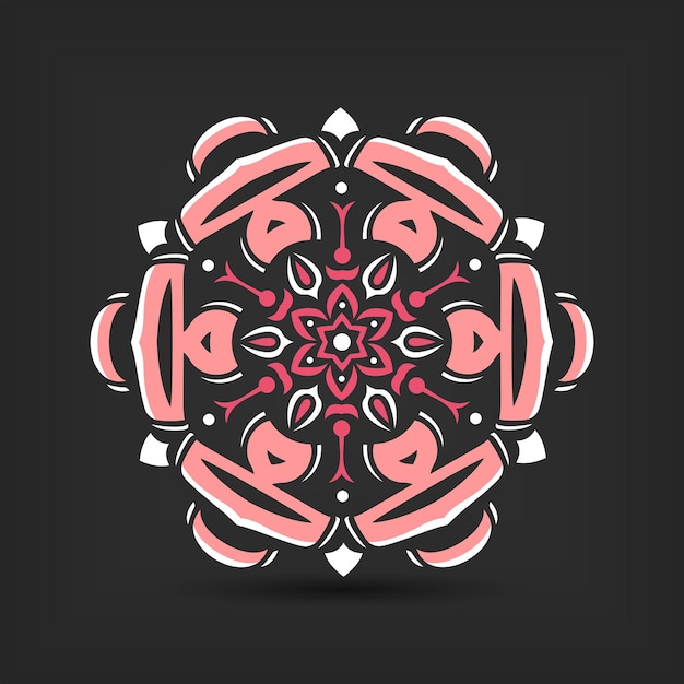 Modern mandala art illustration vector design