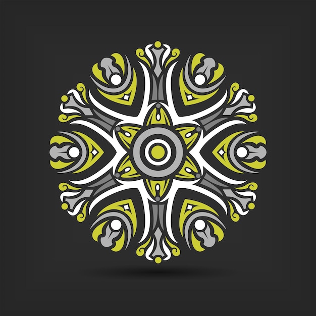 Modern mandala art illustration vector design