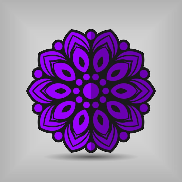 Modern mandala art illustration vector design