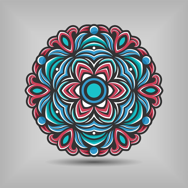 Modern mandala art illustration vector design