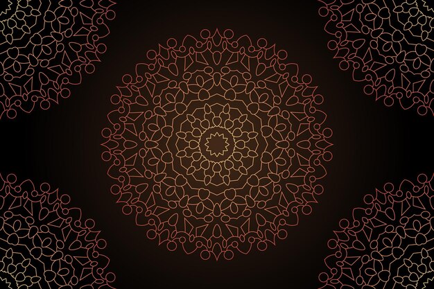 Modern mandala background design