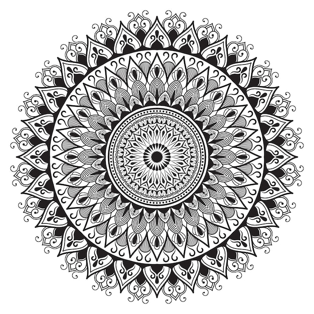 Modern mandala background