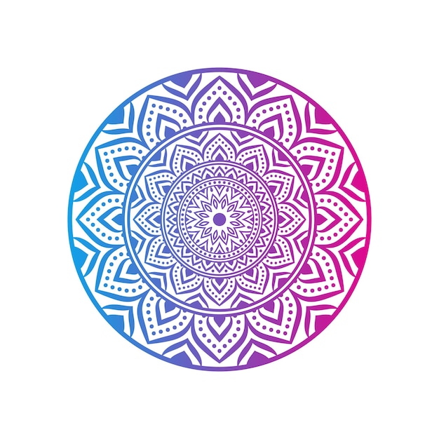 Modern mandala vector background design