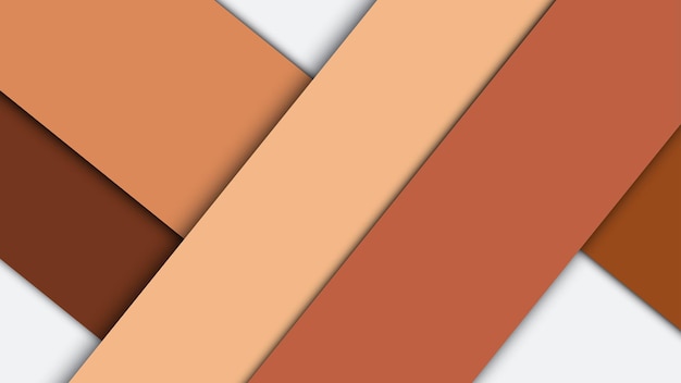 Modern material design background of paper sheets with shadows