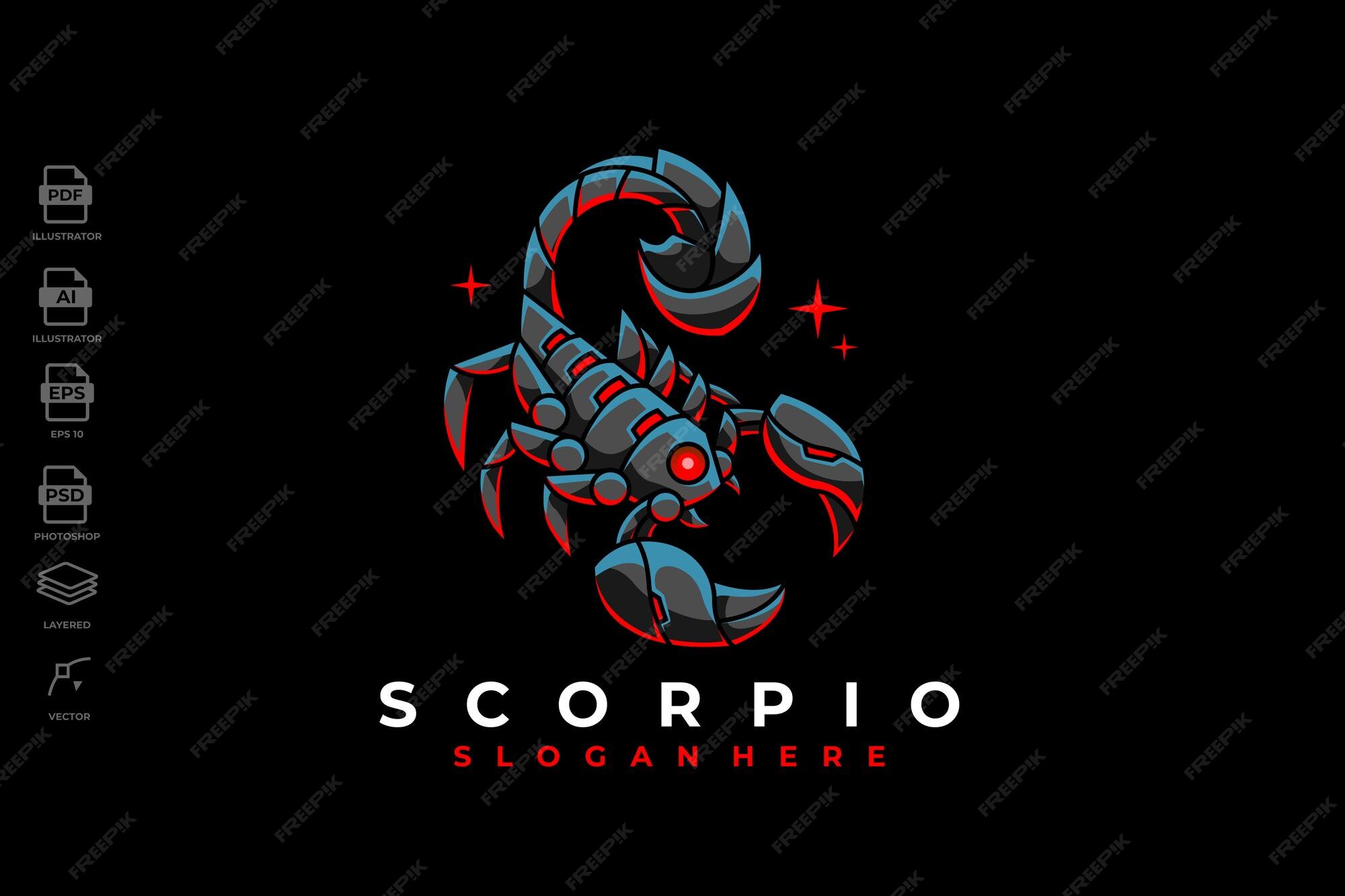 Premium Vector | Modern mecha robotic zodiac scorpio logo design template illustration tattoo wallpaper art Premium Vector | Modern mecha robotic zodiac scorpio logo design template illustration tattoo wallpaper art