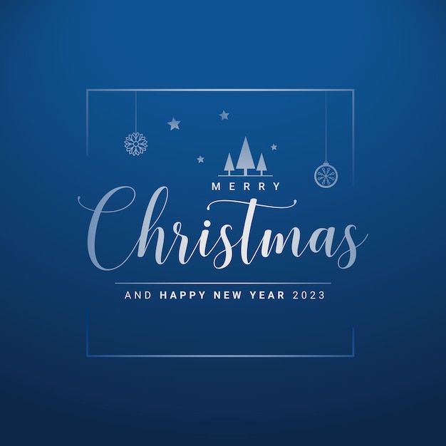 Vector modern merry christmas background with modern design