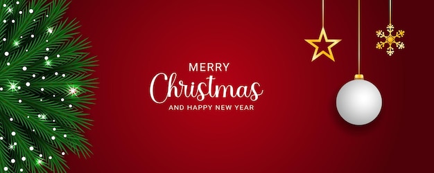 Modern  Merry Christmas and new year Modern Card design template