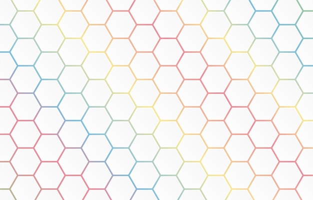 Vector modern minimal elegant hexagon background