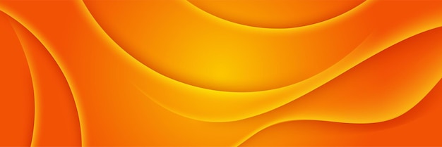 Modern minimal orange background design Abstract orange banner vector illustration Yellow orange vector abstract graphic design Banner Pattern background template