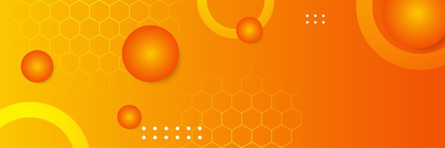 Modern minimal orange background design Abstract orange banner vector illustration Yellow orange vector abstract graphic design Banner Pattern background template