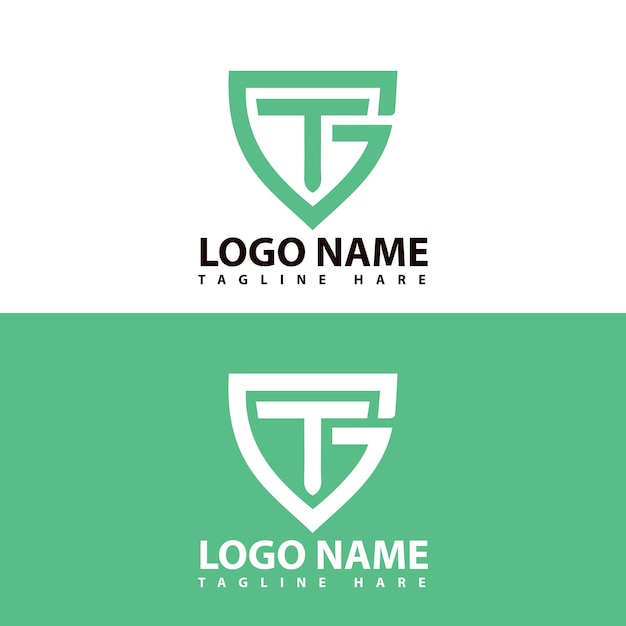 Vector modern minimal unique logo