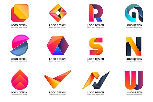 Logo moderno minimal vector per banner, poster, flyer