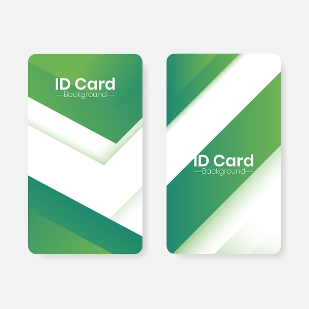 Vector modern minimalist background template for id cards