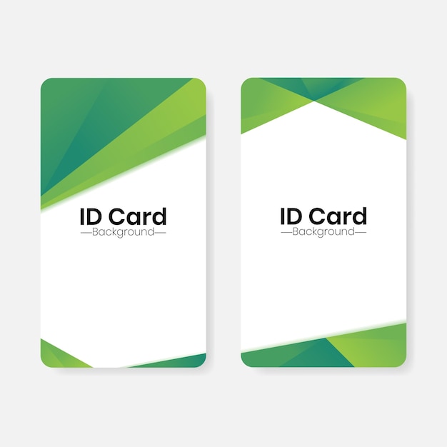 Vector modern minimalist background template for id cards