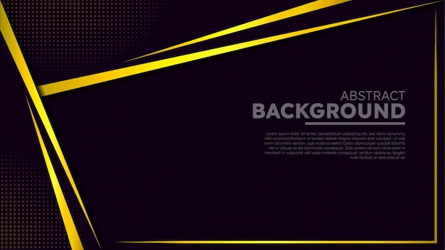 Vector modern and minimalist banner background