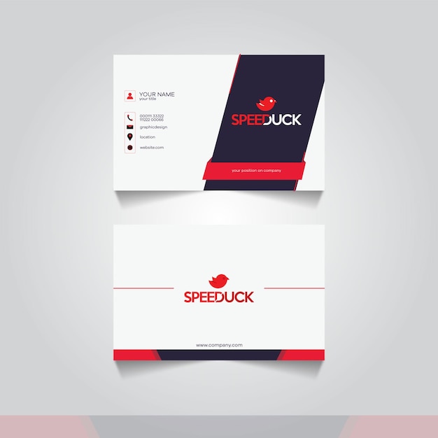 modern minimalist business card design