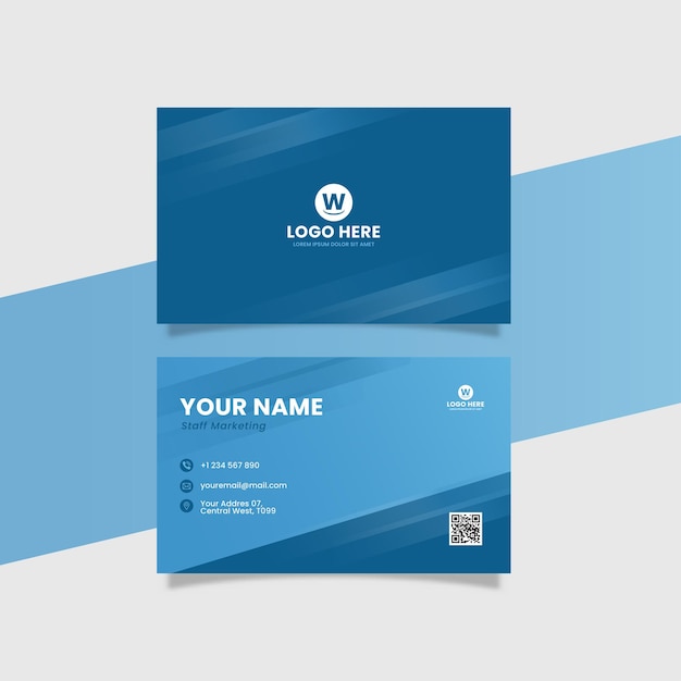 Modern and Minimalist Business Card Template