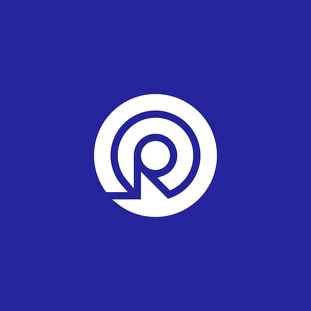 Современная и минималистичная буквица OR или логотип монограммы RO