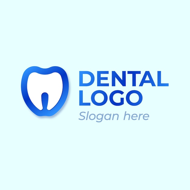 Modern minimalist logo for dentists and logotype for dental clinics