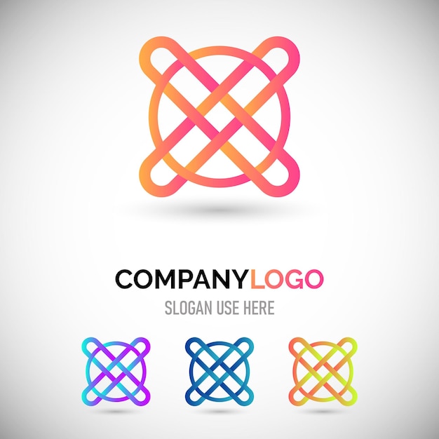 Vector modern minimalist logo design