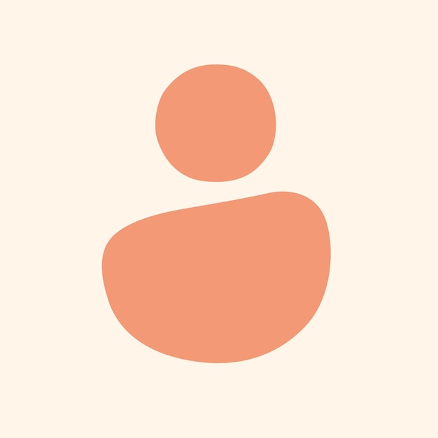 modern minimalist orange logo branding