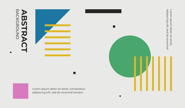 Modern minimalistisch abstract ontwerp als achtergrond