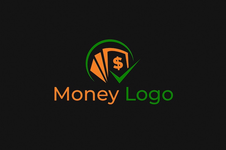 Modern money logo design or Financial growth up logo design vector