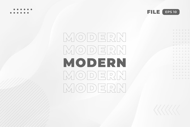 Modern Monochrome Geometric Banner