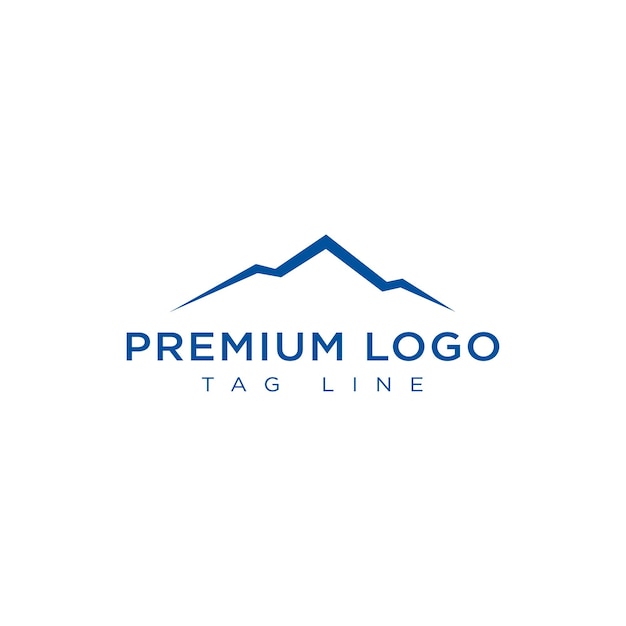 modern mountain logo vector design