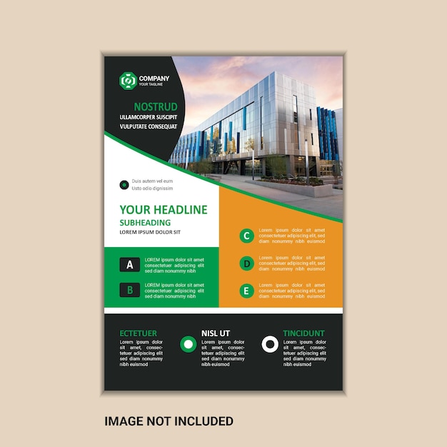 Modern Multipurpose Flyer Template Fully Editable and Print Ready A4 Size With Bleed