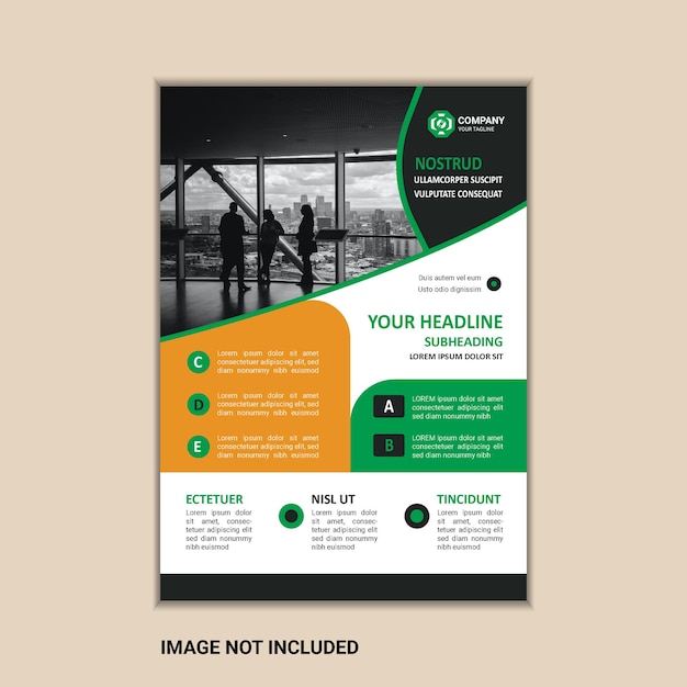 Modern Multipurpose Flyer Template Fully Editable and Print Ready A4 Size With Bleed