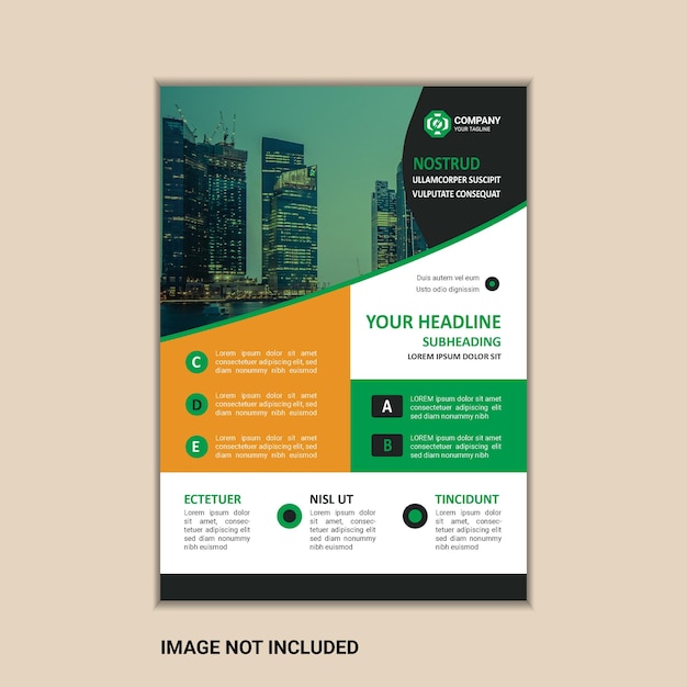 Modern Multipurpose Flyer Template Fully Editable and Print Ready A4 Size With Bleed