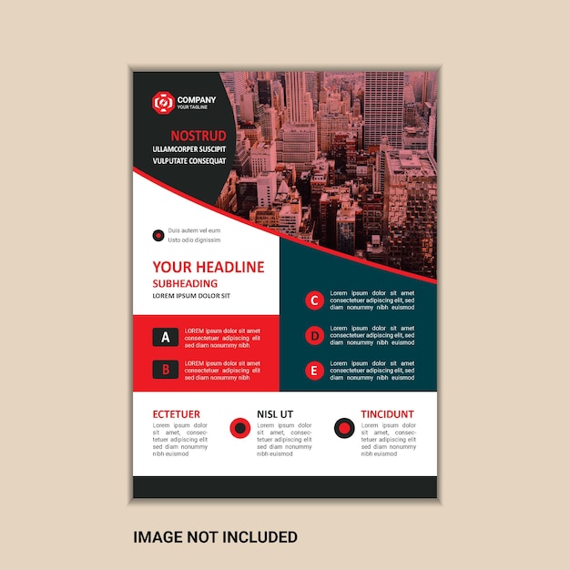 Modern multipurpose flyer template fully editable and print ready a4 size with bleed