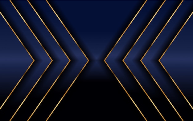 Modern navy background with light golden lines