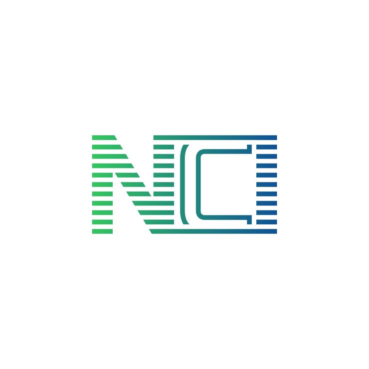 Vector 현대적인 nci 로고 디자인 편지 nci 미니멀리즘 전문 및 다재다능한 브랜드 아이콘 비즈니스 정체성