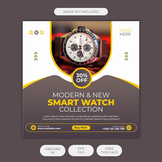 Modern  New Smart Watch Collection Promotion