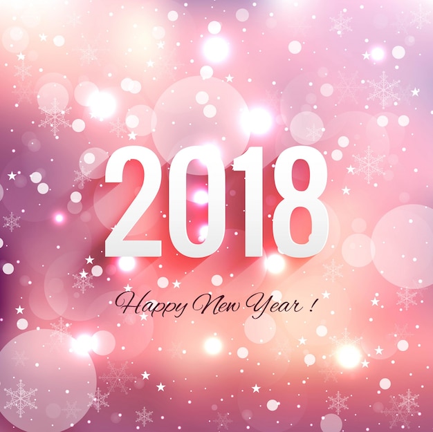 Modern new year 2018 shiny background