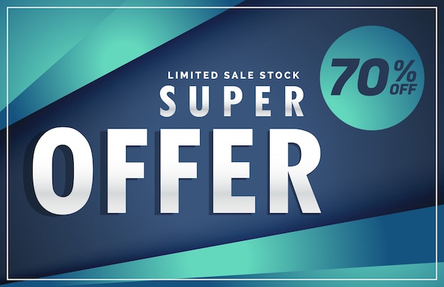 Vector modern offer and sale discount poster voucher template banner design