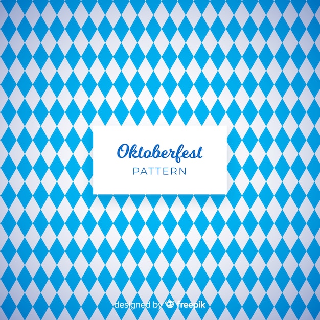 Vector modern oktoberfest pattern