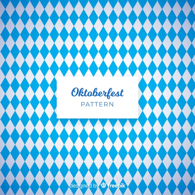 Modern oktoberfest pattern