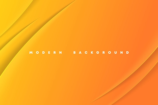 Modern orange abstract background template