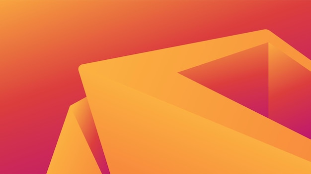 名刺のプレゼンテーションのパンフレットのバナーや壁紙のモダンなオレンジ色のダイナミックストライプカラフルな抽象的な幾何学的なデザインの背景