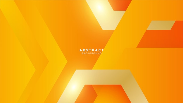 Modern orange and gold luxury abstract background